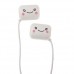 Lovely Smile Steamed Bun Stereo Headphone 3.5mm Port Earphone