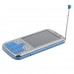 N100 TV Phone Dual Band Dual SIM Card Dual Camera Bluetooth FM 3.2 Inch Touch Screen- Blue