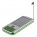 N100 TV Phone Dual Band Dual SIM Card Dual Camera Bluetooth FM 3.2 Inch Touch Screen- Green