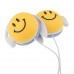 Smile Expression 3.5mm Port Stereo Headphones Earphone