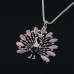 Fashion Peacock Pendant Rhinestone Decor Necklace Jewelry