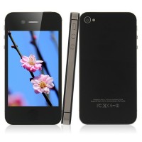 ST108 Smart Phone 3.5 Inch Retina Screen MTK6575 Android 2.3 3G GPS WiFi 16GB- Black