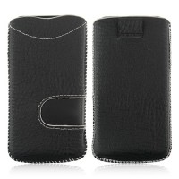 Protective Cloth Pouch for iPhone 4/4S Black