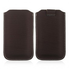 Pure Color Pouch for iPhone 4/4S Brown