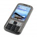 N100 TV Phone Dual Band Dual SIM Card Dual Camera Bluetooth FM 3.2 Inch Touch Screen- Black