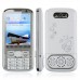 N100 TV Phone Dual Band Dual SIM Card Dual Camera Bluetooth FM 3.2 Inch Touch Screen- White