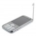 N100 TV Phone Dual Band Dual SIM Card Dual Camera Bluetooth FM 3.2 Inch Touch Screen- White