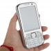 N100 TV Phone Dual Band Dual SIM Card Dual Camera Bluetooth FM 3.2 Inch Touch Screen- White