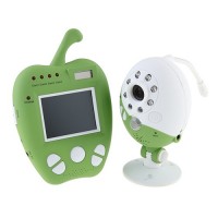 Cute 2.5 Inch LCD Wireless Baby Monitor 2.4GHz Apple Style