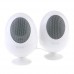 2pcs Egg Shaped Mini Digital Speaker 3.5mm Audio Port