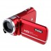 Max 12.0 Mega Pixels 3.0 Inch TFT Screen HD 720P Digital Video Camcorder HD-888-Red