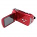 Max 12.0 Mega Pixels 3.0 Inch TFT Screen HD 720P Digital Video Camcorder HD-888-Red