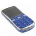 K888 Running LED Phone Dual Band Dual SIM Card FM Bluetooth Camera- Black