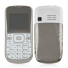 K888 Phone Dual Band Dual SIM Card Running LED FM Bluetooth Camera- White