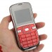 K888 Phone Dual Band Dual SIM Card Running LED FM Bluetooth Camera- Red