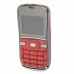 K888 Phone Dual Band Dual SIM Card Running LED FM Bluetooth Camera- Red