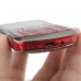 K888 Phone Dual Band Dual SIM Card Running LED FM Bluetooth Camera- Red