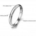 Fashion Rhinestone Titanium Steel Ring Jewelry 5/67/8