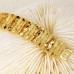 Fashion 18K Gold Plate Wide Bracelet Bangle Jewelry