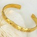 Fashion 18K Gold Plate Wide Bracelet Bangle Jewelry