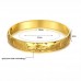 Fashion 18K Gold Plate Wide Bracelet Bangle Jewelry