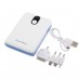 P1000 10400mAh Portable Mini USB Power Bank for iPhone iPad Tablet PC MP3