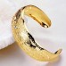 Fashion Rhinestone Decor 18K Gold Plate Bracelet Bangle