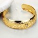 Fashion Rhinestone Decor 18K Gold Plate Bracelet Bangle