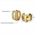 Fashion Rhinestone Decor 18K Gold Plate Earring
