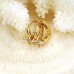 Fashion Crystal Decor 18K Gold Plate Earring