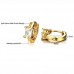 Fashion Crystal Decor 18K Gold Plate Earring