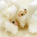 Fashion Colorful Crystal Decor 18K Gold Plate Earring