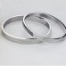 Fashion Rhinestone Decor Titanium Steel Couple Bracelet Bangle