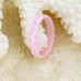 Fashion Pink Ceramic Ring Jewelry 8/9/10