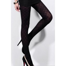 Fashion Rhomb Print Bonas Pantyhose