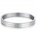 Fashion Dual Hearts Together Titanium Steel Bracelet Bangle