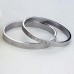 Fashion Rhinestone Decor Titanium Steel Couple Bracelet Bangle