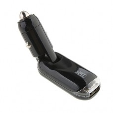 180° Flexible USB Car Charger Black