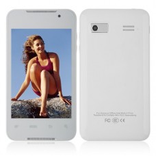 M2 Phone Dual Band Dual SIM Card Dual Camera Bluetooth 4.0 Inch Touch Screen- White