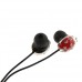 Fashion Red Cute 3.5mm Port Ladybug Headphone Earphone