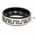 Fashion Black Titanium Steel Ring 7, 8, 9, 10