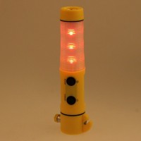 Car Emergency Hammer Cutter Flashlight Red Beacon Light