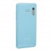 Y222 Phone Dual Band Dual SIM Card Dual Camera FM Bluetooth 3.7 Inch Touch Screen- Blue