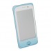Y222 Phone Dual Band Dual SIM Card Dual Camera FM Bluetooth 3.7 Inch Touch Screen- Blue