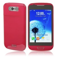 S939 TV Phone Dual Band Dual SIM Card Dual Camera Bluetooth 4.0 Inch Touch Screen- Red