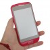 S939 TV Phone Dual Band Dual SIM Card Dual Camera Bluetooth 4.0 Inch Touch Screen- Red