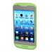 S939 TV Phone Dual Band Dual SIM Card Dual Camera Bluetooth 4.0 Inch Touch Screen- Green