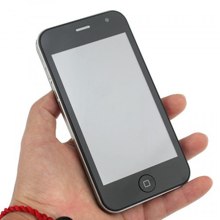 AI5 4.0 Inch Touch Screen Phone Qual Band Dual SIM Card Dual Camera Bluetooth - Black - Free ...