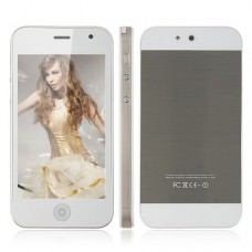 AI5 4.0 Inch Touch Screen Phone Qual Band Dual SIM Card Dual Camera Bluetooth - White