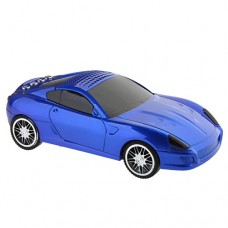 SD-599 Portable Mini Digital Music CAR Figure Speaker with TF/USB/FM Radio Dark Blue